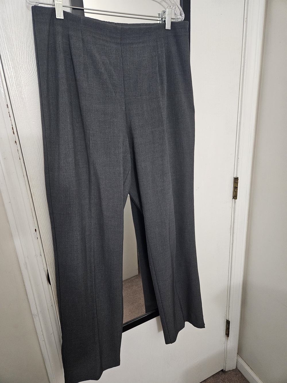 Fashion Bug Women's Straight-Leg Dress Trousers - Gray